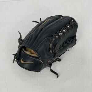 Nike Pro Gold Tradition 11.5” Baseball Glove Black Leather Rare